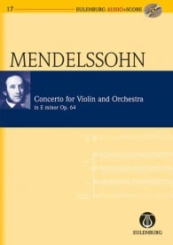 Mendelssohn: Concerto E minor Opus 64 (Study Score + CD) published by Eulenburg
